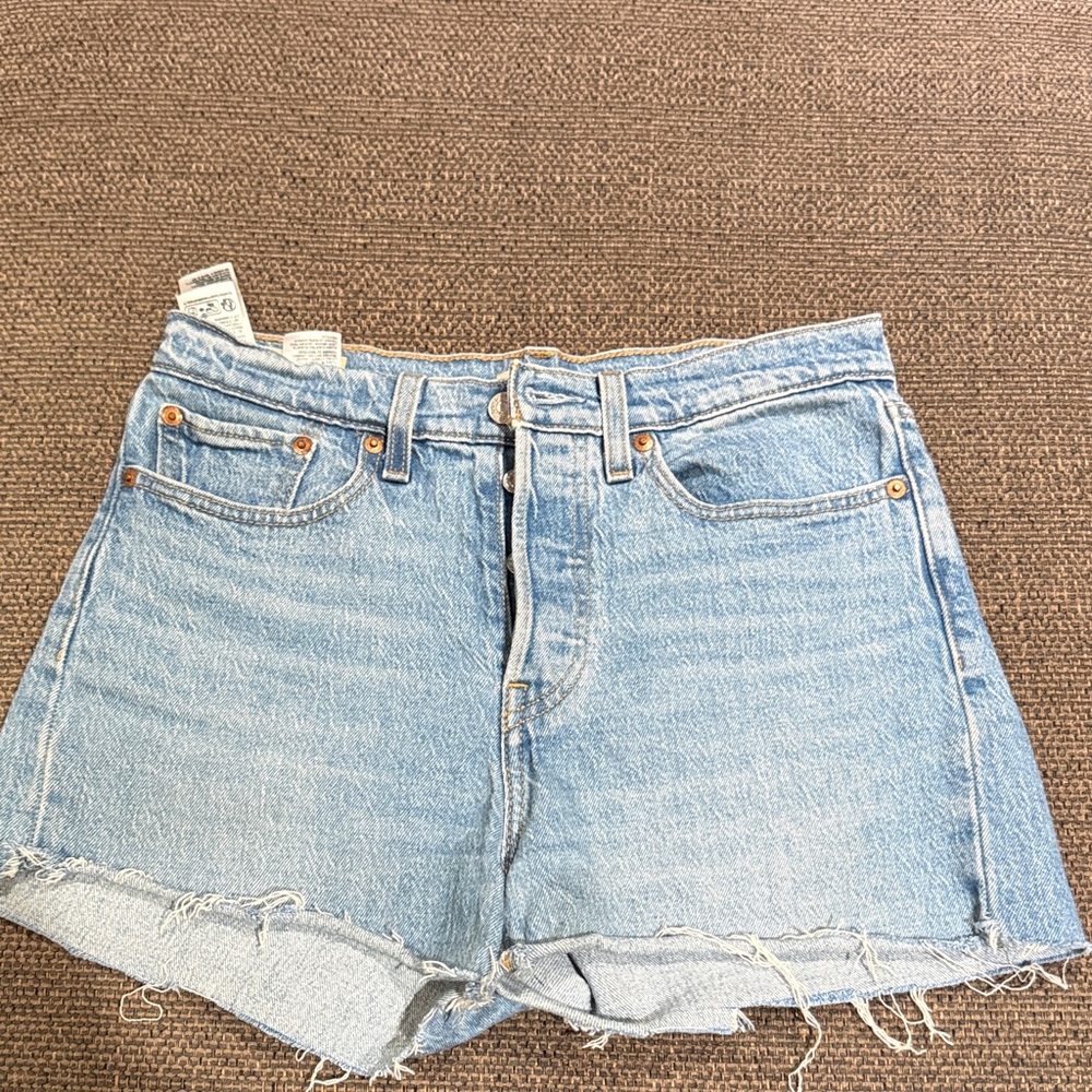 Levis Denim Blue Women's Shorts